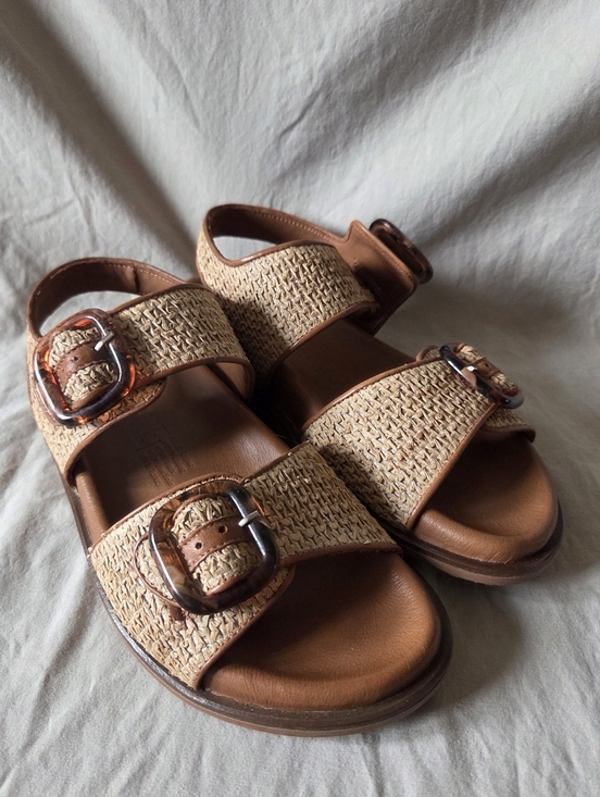 Shoes - Luna Sole Eden Wicker Coconut Sandal - Never Worn